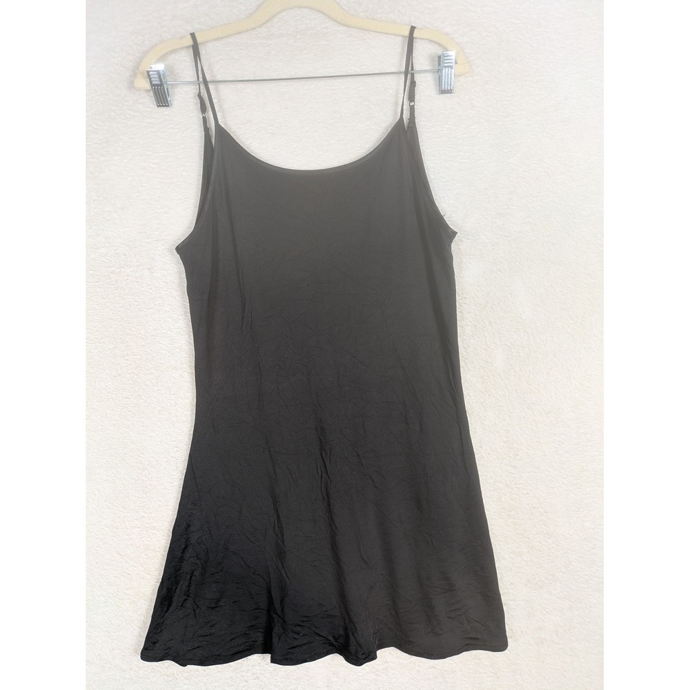 Victoria's Secret Slip Dress Women's Medium Black Adjustable Straps Minimalist